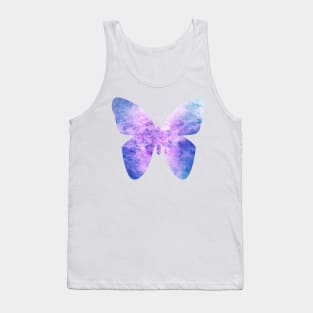 Pink bright butterfly Tank Top